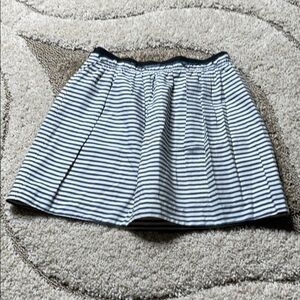 ELIOT navy and white striped skirt